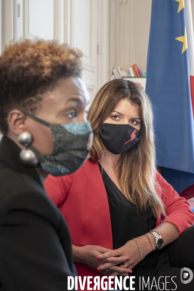 Marlène Schiappa et Rokhaya Diallo conversent