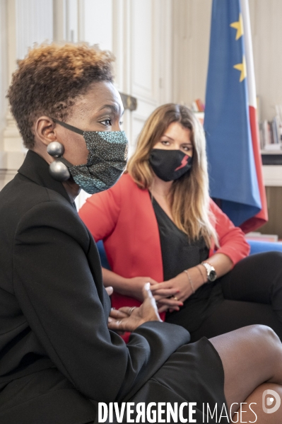 Marlène Schiappa et Rokhaya Diallo conversent