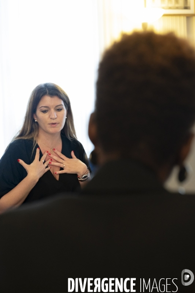 Marlène Schiappa et Rokhaya Diallo conversent