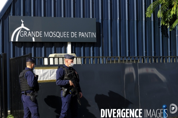 Fermeture de la Mosquée de Pantin. Closure of the Pantin Mosque.