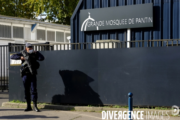 Fermeture de la Mosquée de Pantin. Closure of the Pantin Mosque.