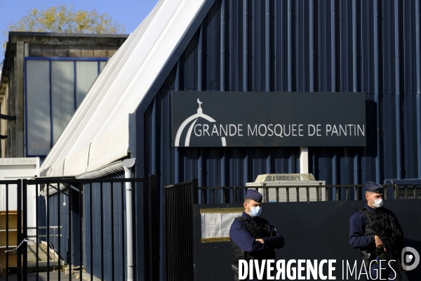 Fermeture de la Mosquée de Pantin. Closure of the Pantin Mosque.