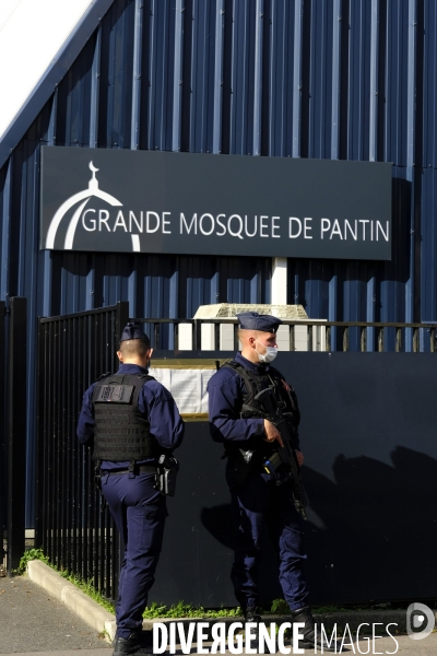 Fermeture de la Mosquée de Pantin. Closure of the Pantin Mosque.