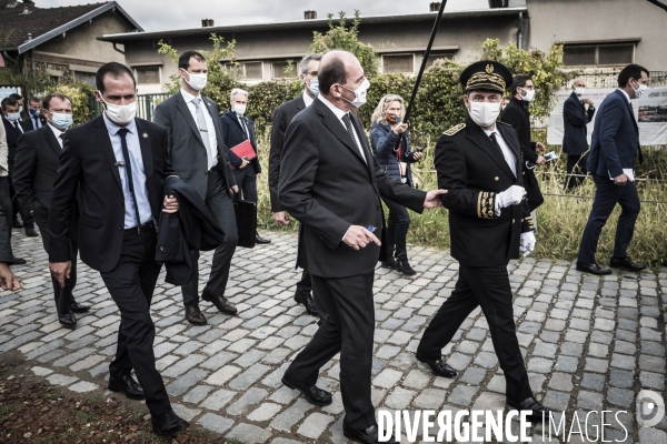 Déplacement de Jean Castex en Seine Saint-Denis