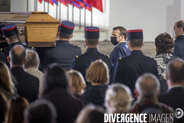 Hommage national à Samuel Paty dans la cour de la Sorbonne