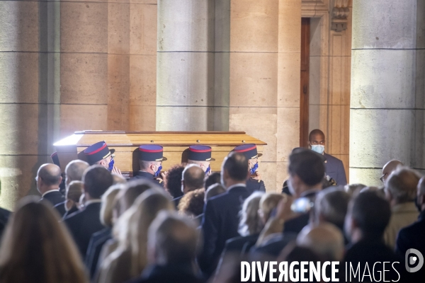 Hommage national à Samuel Paty dans la cour de la Sorbonne