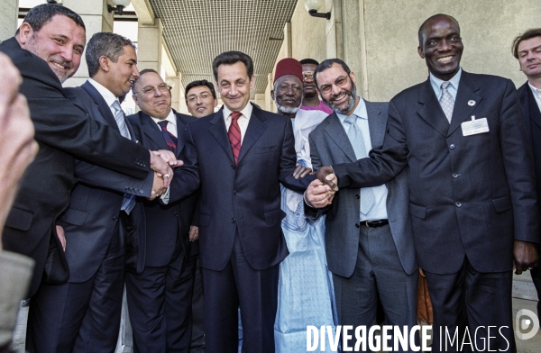Assemblée générale du CFCM avec Nicolas SARKOZY
