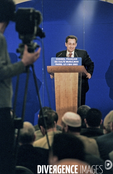 Assemblée générale du CFCM avec Nicolas SARKOZY