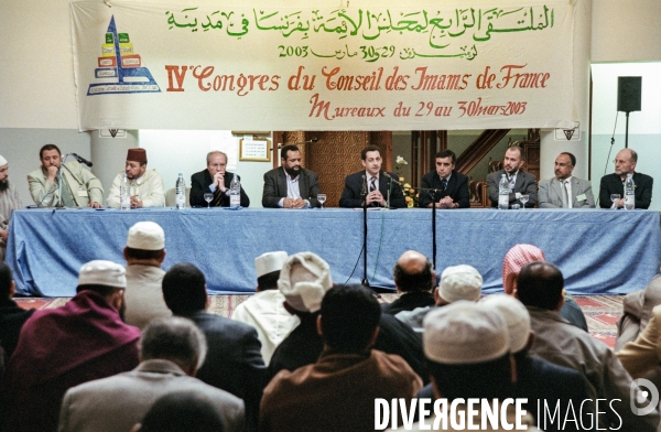 Abdelhakim SEFRIOUI avec Nicolas SARKOZY au Conseil des Imams de France