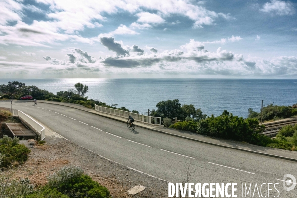 La Corniche de l Esterel à vélo