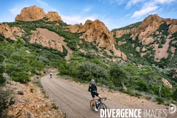 La Corniche de l Esterel à vélo