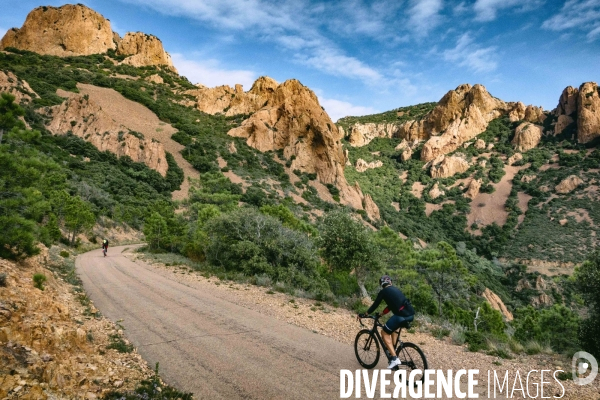 La Corniche de l Esterel à vélo