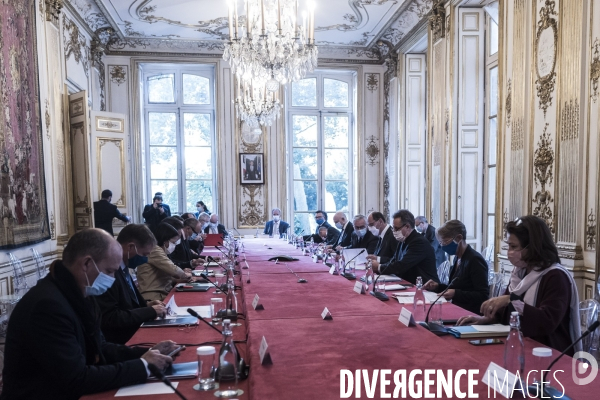 2ème Conférence du dialogue social à Matignon