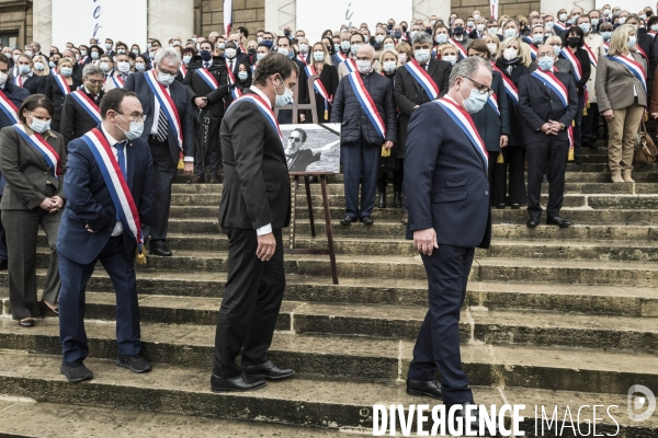 Assemblée Nationale, hommage à Samuel Paty.