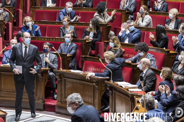 Assemblée Nationale, hommage à Samuel Paty.