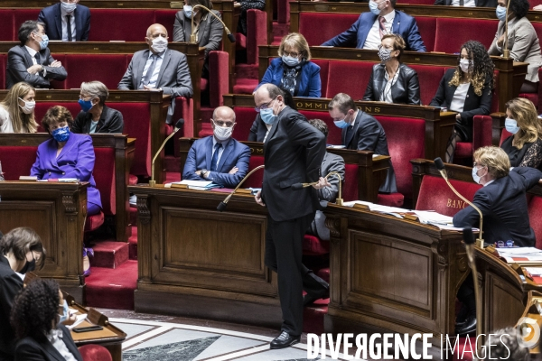 Assemblée Nationale, hommage à Samuel Paty.