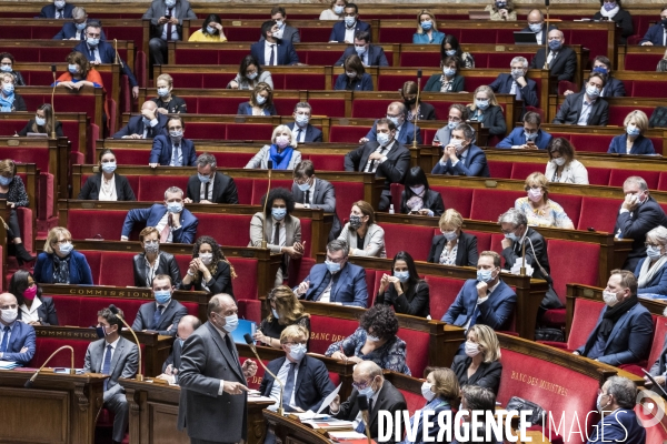 Assemblée Nationale, hommage à Samuel Paty.