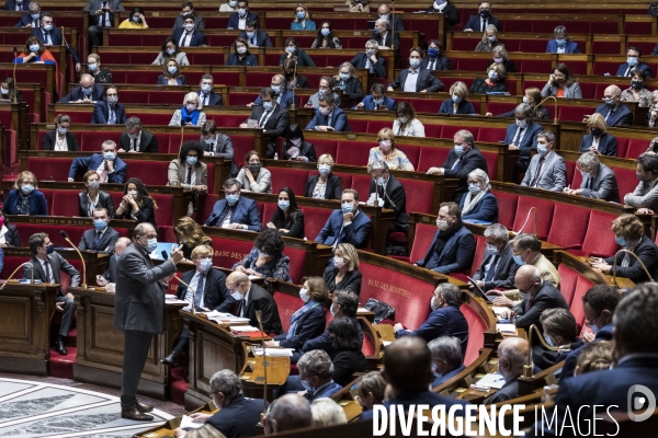 Assemblée Nationale, hommage à Samuel Paty.