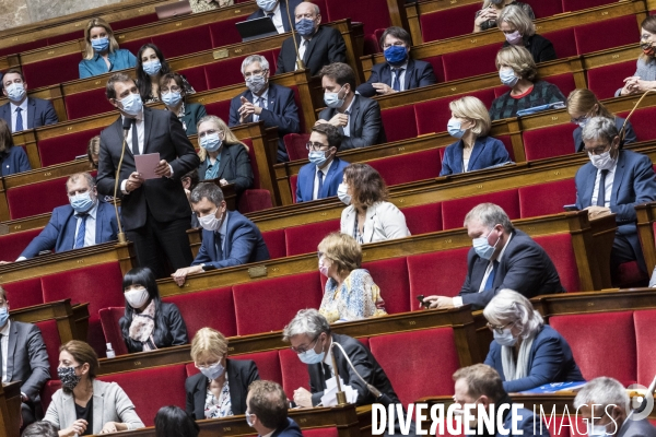 Assemblée Nationale, hommage à Samuel Paty.