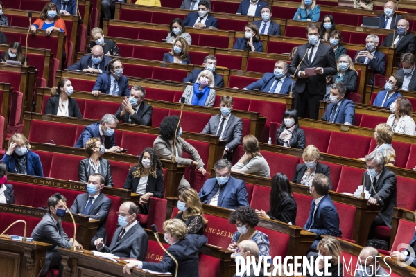 Assemblée Nationale, hommage à Samuel Paty.