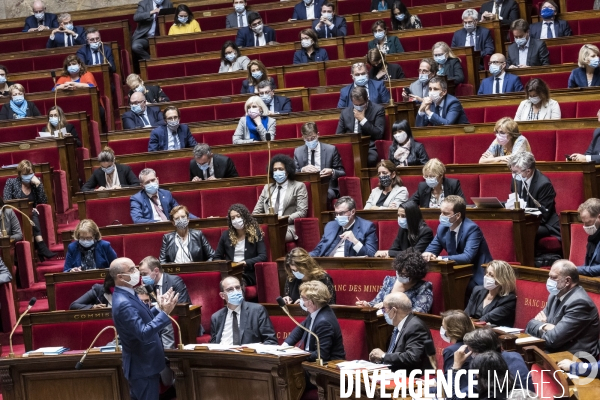 Assemblée Nationale, hommage à Samuel Paty.