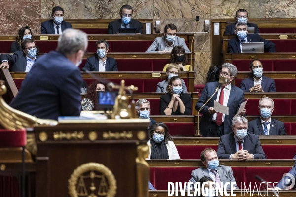 Assemblée Nationale, hommage à Samuel Paty.