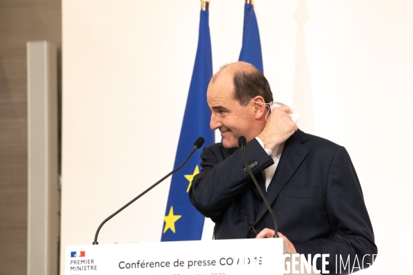 Conférence de presse de Jean Castex sur la pandémie de Covid-19