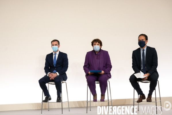 Conférence de presse de Jean Castex sur la pandémie de Covid-19