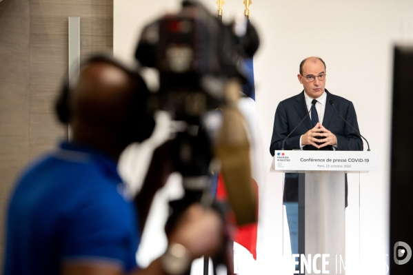 Conférence de presse de Jean Castex sur la pandémie de Covid-19