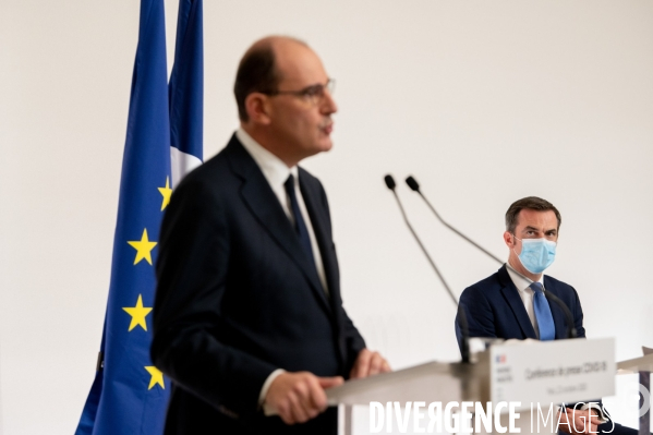 Conférence de presse de Jean Castex sur la pandémie de Covid-19