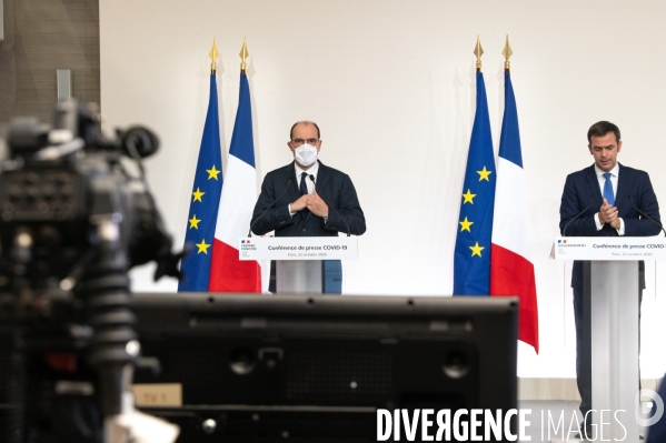 Conférence de presse de Jean Castex sur la pandémie de Covid-19