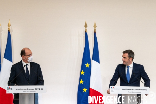 Conférence de presse de Jean Castex sur la pandémie de Covid-19