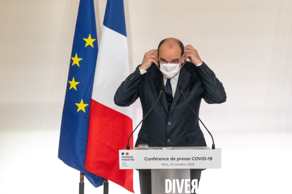 Conférence de presse de Jean Castex sur la pandémie de Covid-19