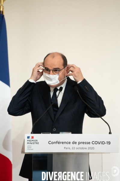 Conférence de presse de Jean Castex sur la pandémie de Covid-19