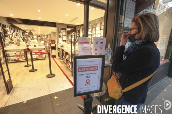 Service de click and collect a la librairie le divan