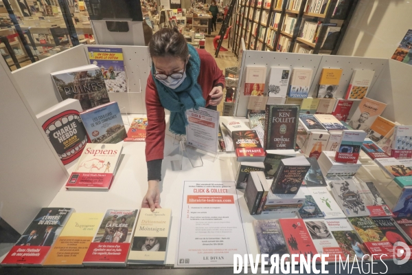 Service de click and collect a la librairie le divan