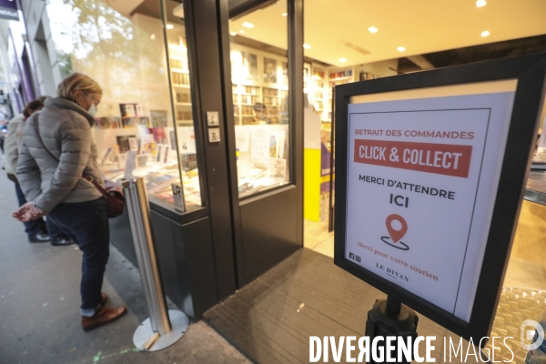 Service de click and collect a la librairie le divan