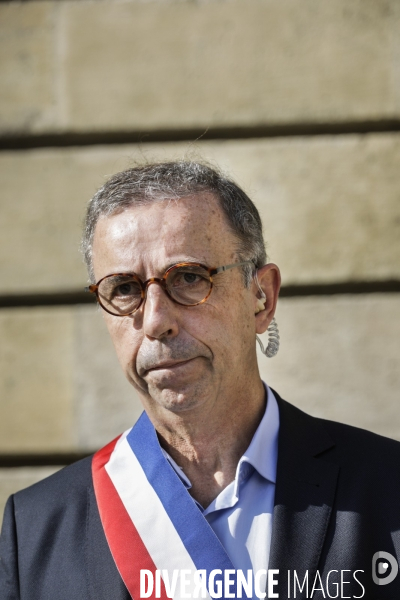 Pierre HURMIC Bordeaux, Minute de silence pour l assassinat de Samuel PATY