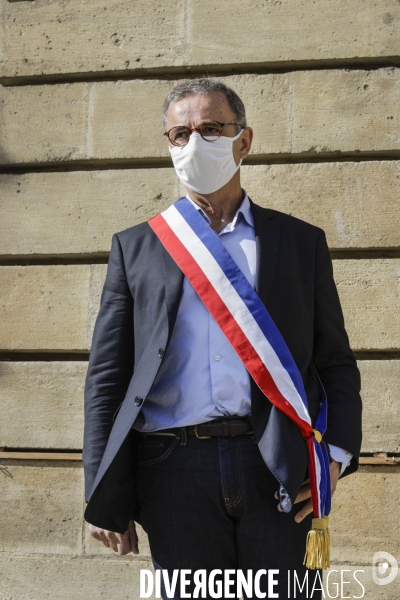 Pierre HURMIC Bordeaux, Minute de silence pour l assassinat de Samuel PATY