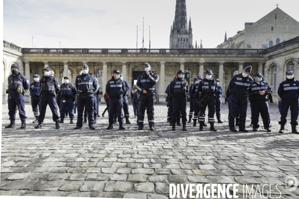 Pierre HURMIC Bordeaux, Minute de silence pour l assassinat de Samuel PATY