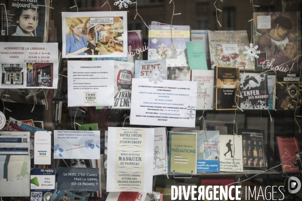 Reconfinement Librairies fermées