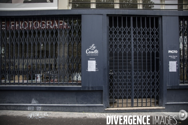 Reconfinement Librairies fermées