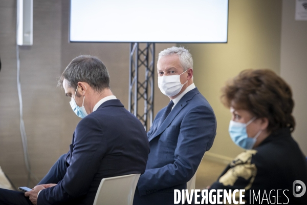 Jean Castex donne un point presse sur le Covid-19 et le reconfinement