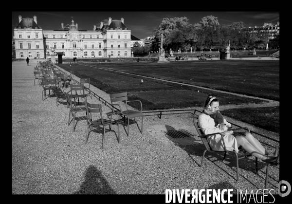 Reconfinement au Jardin du Luxembourg