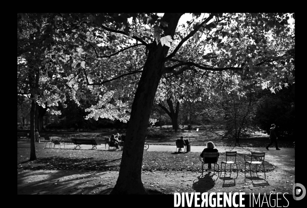 Reconfinement au Jardin du Luxembourg