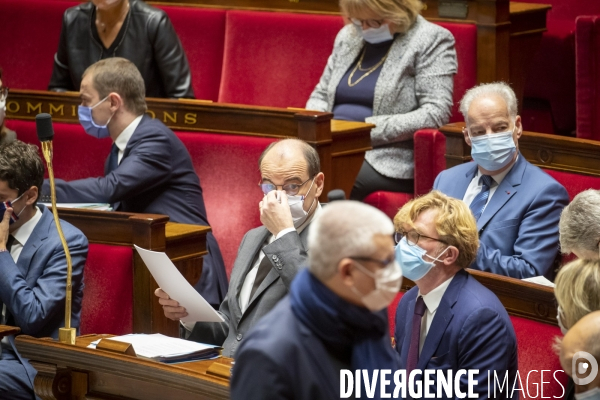 Jean Castex à l Assemblée : reconfinement et minute de silence pour l attentat de Nice