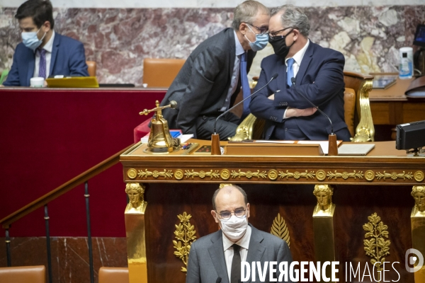 Jean Castex à l Assemblée : reconfinement et minute de silence pour l attentat de Nice