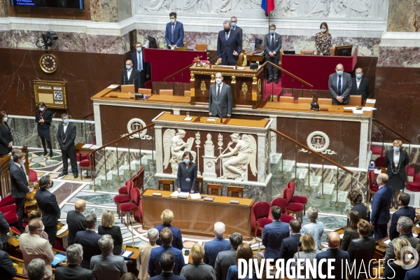 Jean Castex à l Assemblée : reconfinement et minute de silence pour l attentat de Nice