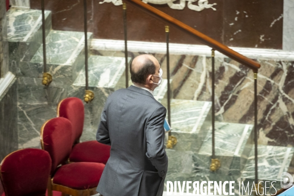 Jean Castex à l Assemblée : reconfinement et minute de silence pour l attentat de Nice