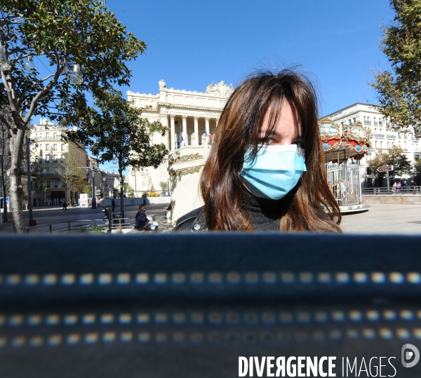 Marseille vue de mon masque